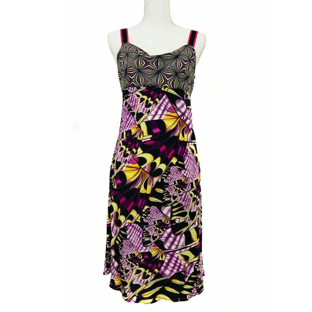 Matthew WIlliamson H&M Silk Butterfly Print Dress